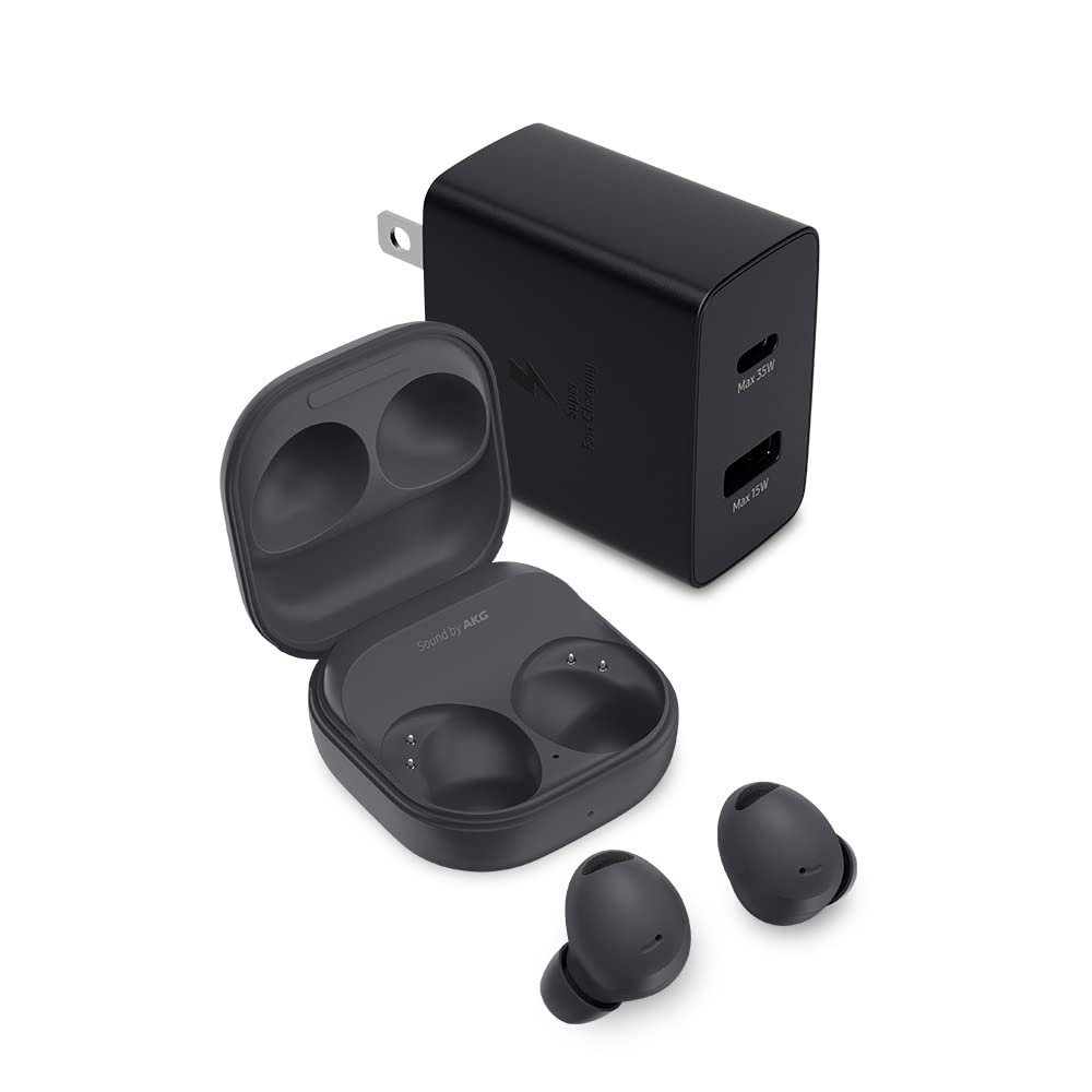 Amazon.com: SAMSUNG Galaxy Buds 2 Pro + 35W Dual Port Wall Charger